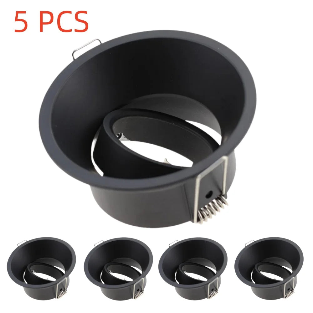 spot led noir moderne interrupteur bouton ampoyle gu10 clips chambre coucher