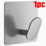 porte serviettes adhésif acier inoxydable noir moderne salle bain utilisation multiple protection adhésive fixe