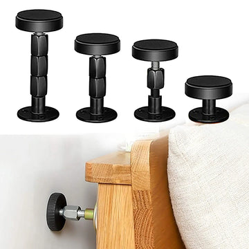 support fixation anti vibration réglable métal moderne noir 28 110mm adhésif