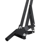 support articulé microphone lampe métal noir industriel fixations vis utilitaire