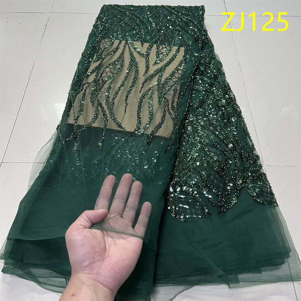 tissu brodé sequins motifs floraux polyester coton occasion mariage robe cérémonie bleu rose blanc