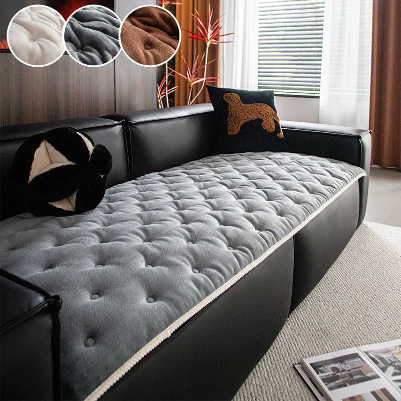 coussin canapé velours boutons antidérapant polyestère moderne blanc gris marron zip 70x180 70x210 70x240