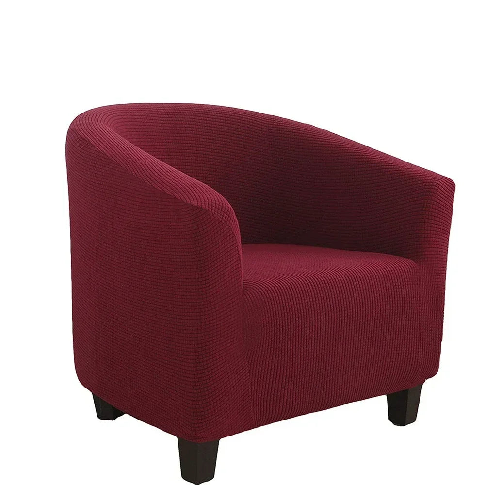 housse fauteuil moderne carreaux gris blanc élastique décorative salon salon maison intérieur