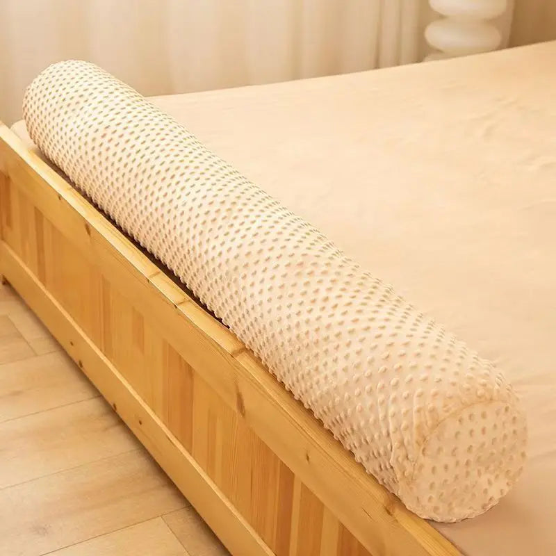 coussin ergonomique beige texture pointillée contemporain zip invisible amovible lavable 60cm 100cm