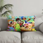 coussin double face moderne motif animaux cartoon multicolore 100 polyester opaques 30x50cm 40x60cm 48x74cm