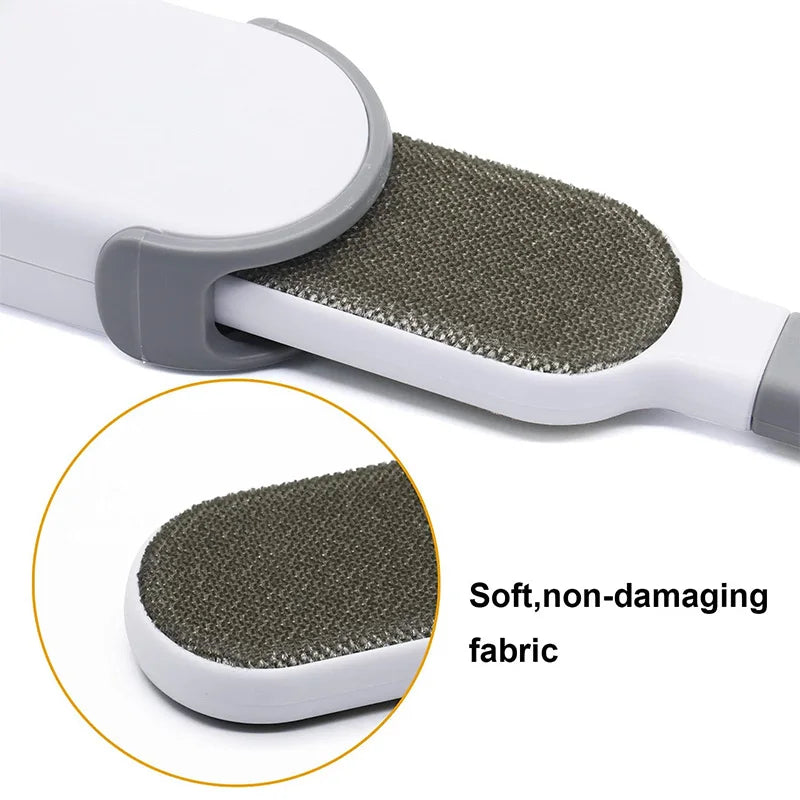 brosse poils anti peluche brosses électrostatiques réutilisables canapé tapis manuel gris bleu adhésif capuchon