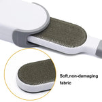 brosse poils anti peluche brosses électrostatiques réutilisables canapé tapis manuel gris bleu adhésif capuchon