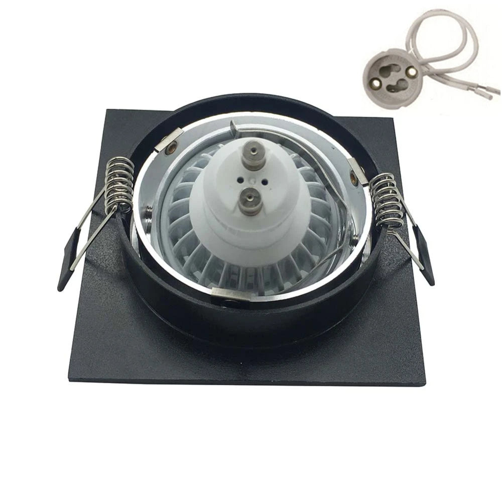support spot led noir blanc argenté ajustable clips moderne minimaliste aluminium ccc rohs
