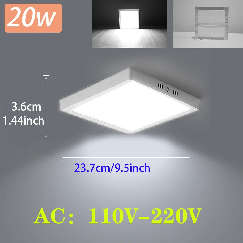 plafonnier led moderne blanc 20w 15w 10w éclairage quotidien minimaliste