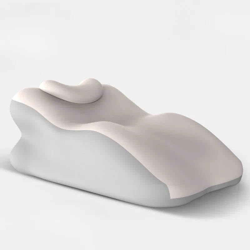 coussin ergonomique multifonctionnel memory foam noir blanc support dos jambes oreiller pieds moderne