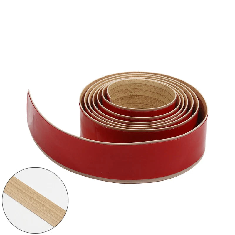 bande seuil caoutchouc rouge imitation bois adhésive sols moderne 200x4cm