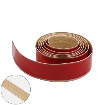 bande seuil caoutchouc rouge imitation bois adhésive sols moderne 200x4cm