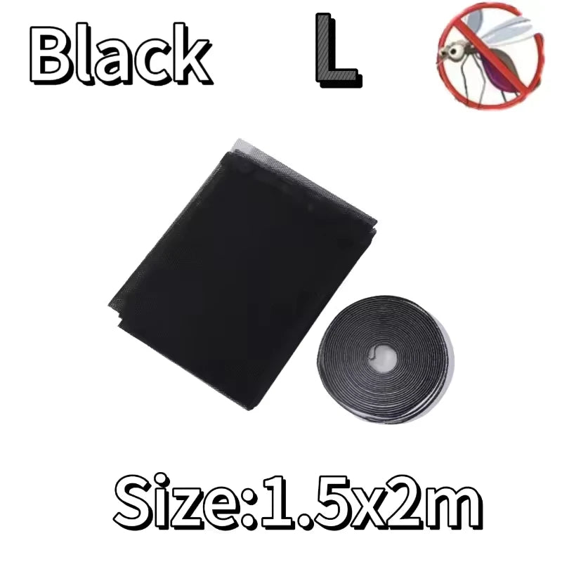 filet anti moustiques adhésif fenetre blanc noir maille fine moderne rouleau ruban adhésif pack