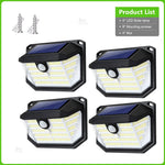 lampe solaire moderne led noir blanc bleu ip65 étanche capteur mouvement autoinstallationextérieur patio jardin