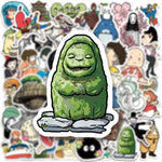 stickers anime studio ghibli personnages dessins animés adhésifs cartoonaufs couleurs variées