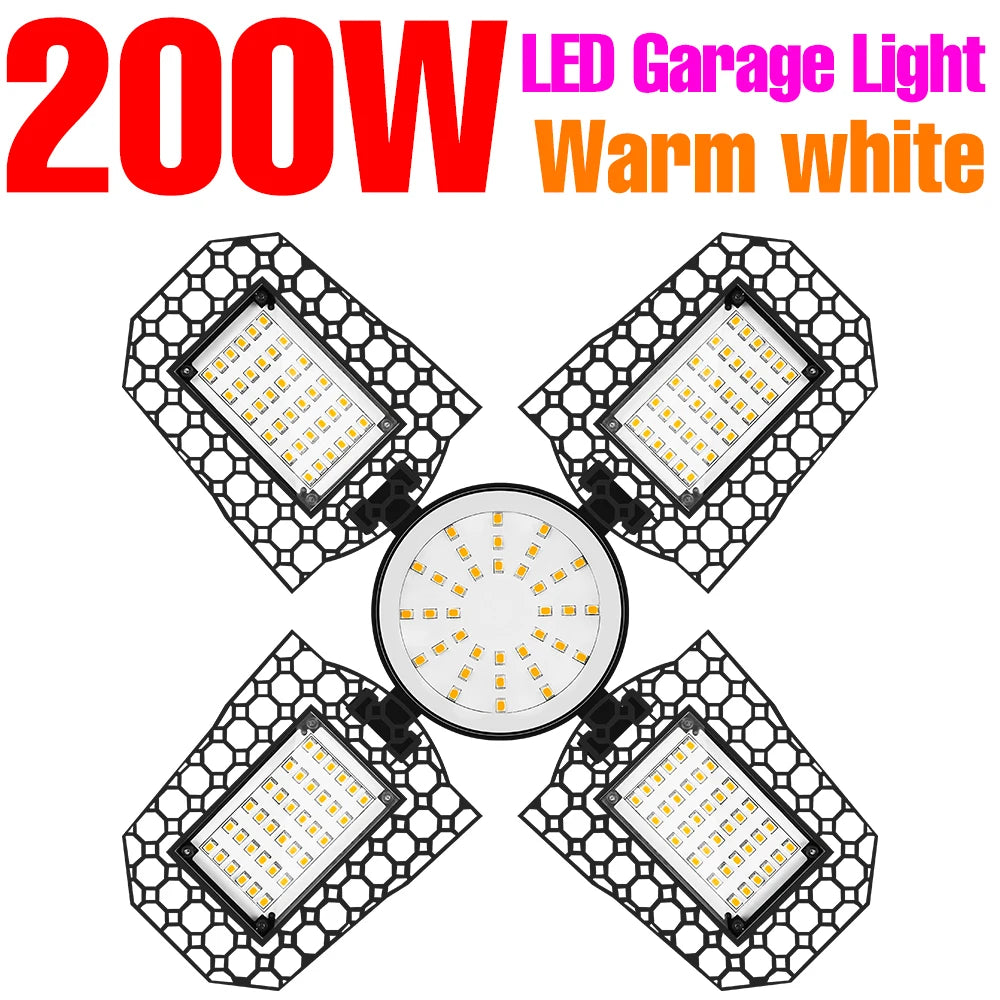 lampe garage led noir moderne diamond cooling e27 e26 200w 300w 400w 50000h
