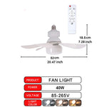 ventilateur blanc moderne pales vitesses couleurs led ajustable télécommande chambre