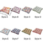 coussin chaise carré patchwork floral rose bleu doux coton épais imperméable