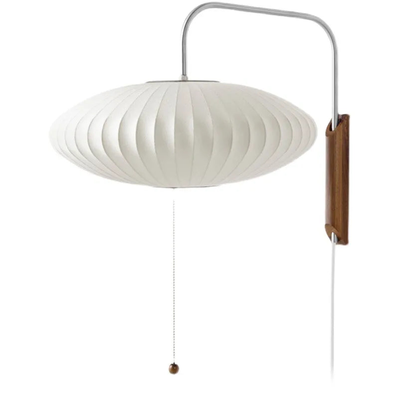 lampe murale moderne blanc rayures horizontales fixation câble interrupteur éclairage quotidien