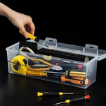 boîte rangement outils compartiments transparent vis boulons écrous utilitaire industrielle multifonctionnelle porte objets