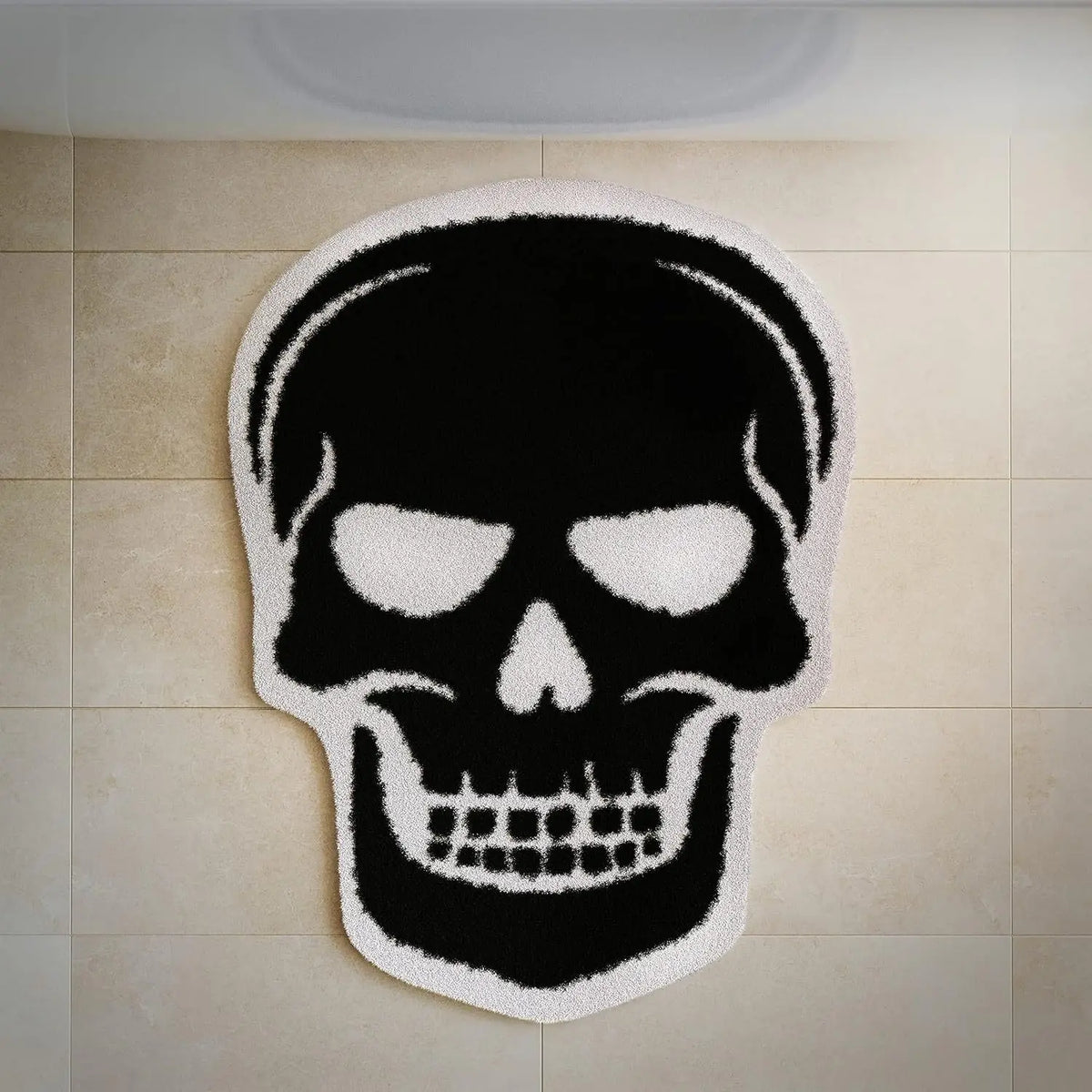 tapis halloween citrouille fantôme crâne toile d'araignée orange noir blanc maison fantaisie extérieur prière