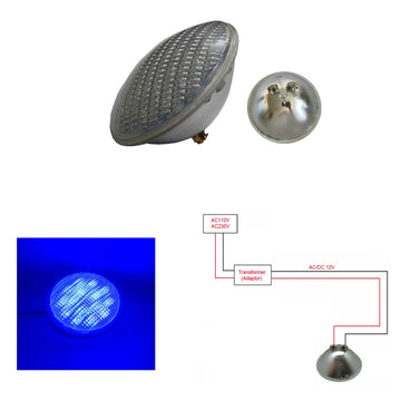 lampe led piscine sous marine étanche ip68 multicolore télécommande fixation vis