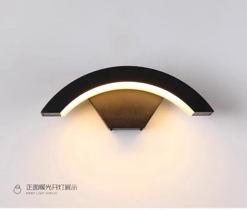 applique murale led gris métallisé ip65 détecteur mouvement contemporaine aluminium 18w 2492000lm