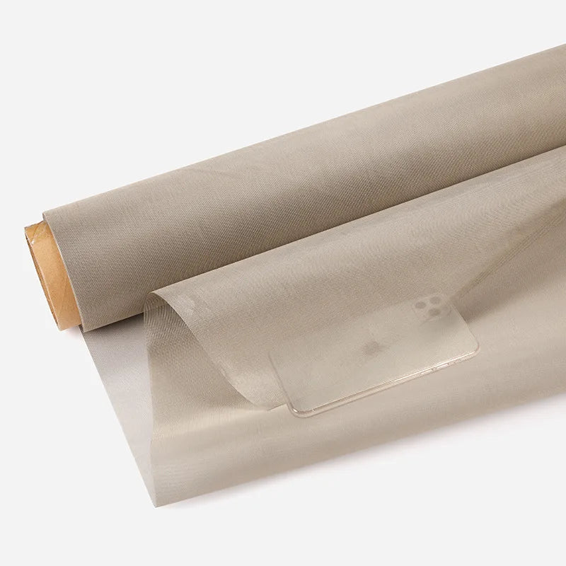 tissu es fibre résistant électromagnétique 108cm beige clair moderne respirant bricolage