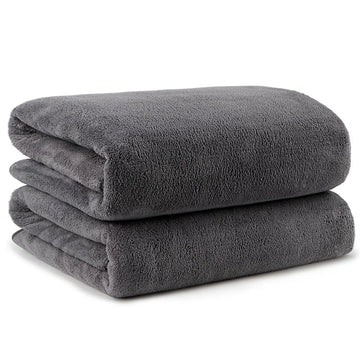 serviette bain microfibre absorption rapide séchage rapide serviette rectangulaire gris foncé texture douce moderne