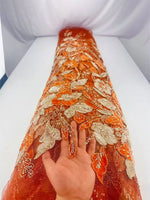 tissu dentelle fleurs broderie paillettes polyester coton mariage translucide violet bleuclair rouge gris marron