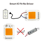 plaque led full spectrum blanc orange moderne technologique cable alimentation smart ic