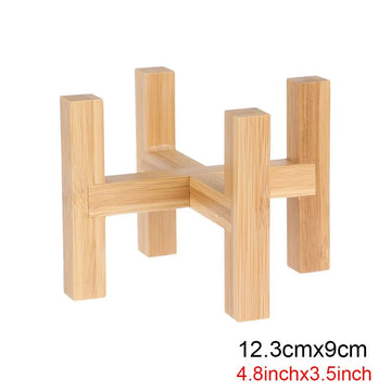 support plante bois moderne minimaliste 12.3cm 14.3cm 19.3cm 25.8cm