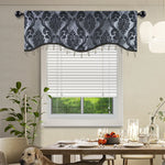 rideau floral marron clair marron foncé brocart opulent classique