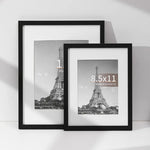 cadres photo bois clair noir blanc modernes minimalistes muraux affichage support pliable
