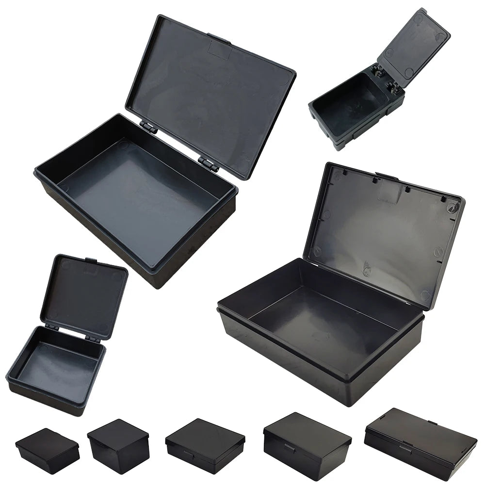 boîte rangement antistatique plastique noir moderne esd conducteur elektronik component storage