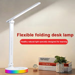 lampe led réglable tactile protection yeux moderne noir blanc minimaliste