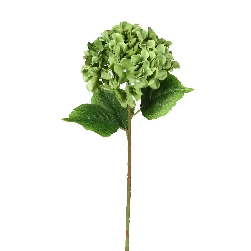 décoration intérieure bouquet artificiel hortensia classique bleu blanc rose vert élégant transparent