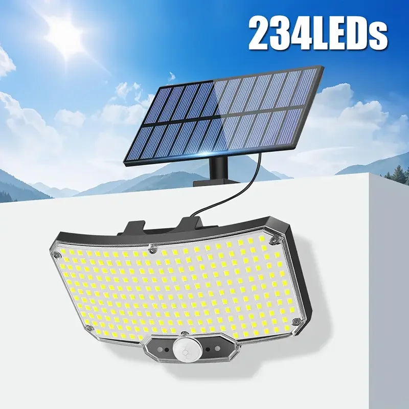 projecteur solaire led capteur mouvement clips moderne panneau solaire noir blanc bleu