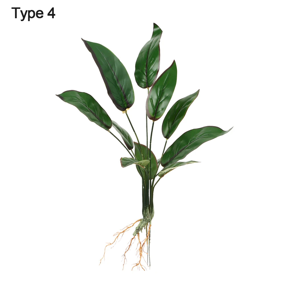 plantes artificielles arbres feuilles vertes moderne décoration extérieure ornement vertes minimalistes