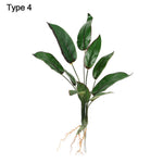 plantes artificielles arbres feuilles vertes moderne décoration extérieure ornement vertes minimalistes