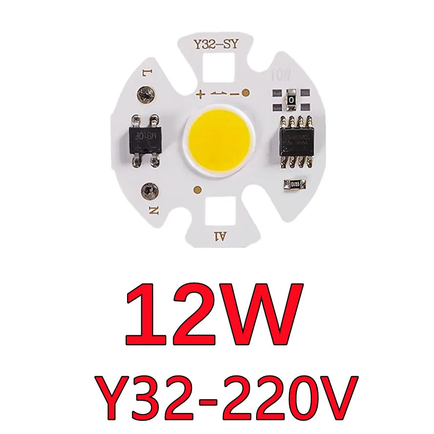 Chip LED COB 3W 5W 7W 10W 12W blanc blanc chaud moderne technologique sans