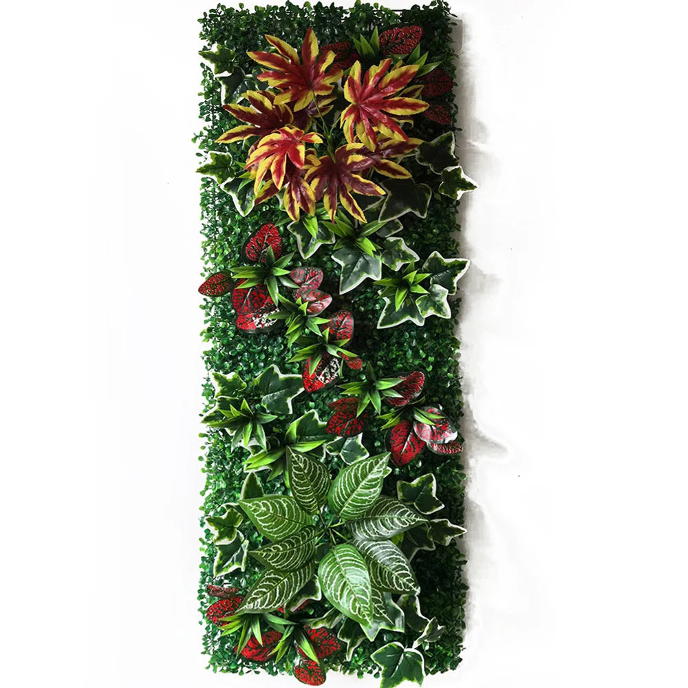 mur végétal artificiel feuillage dense plante décorative jardin extérieur intérieur décoration murale moderne vert