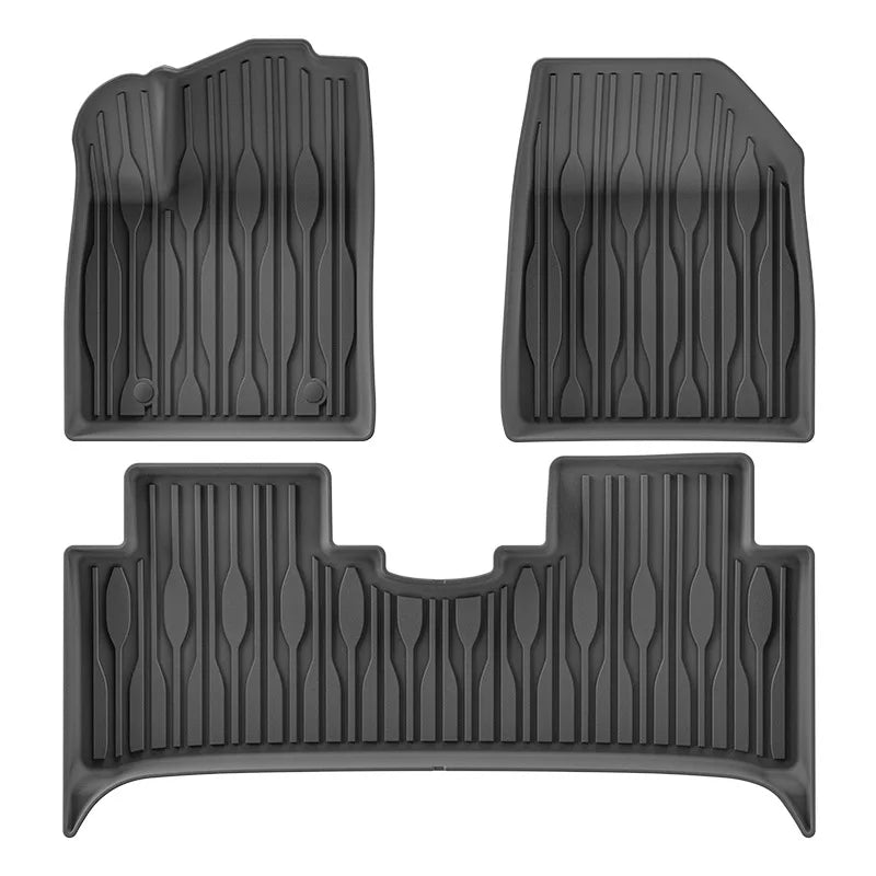 tapis sol voiture noir rayures horizontales moderne BYD ATTO3 tapis avant arrière coffre imperméable