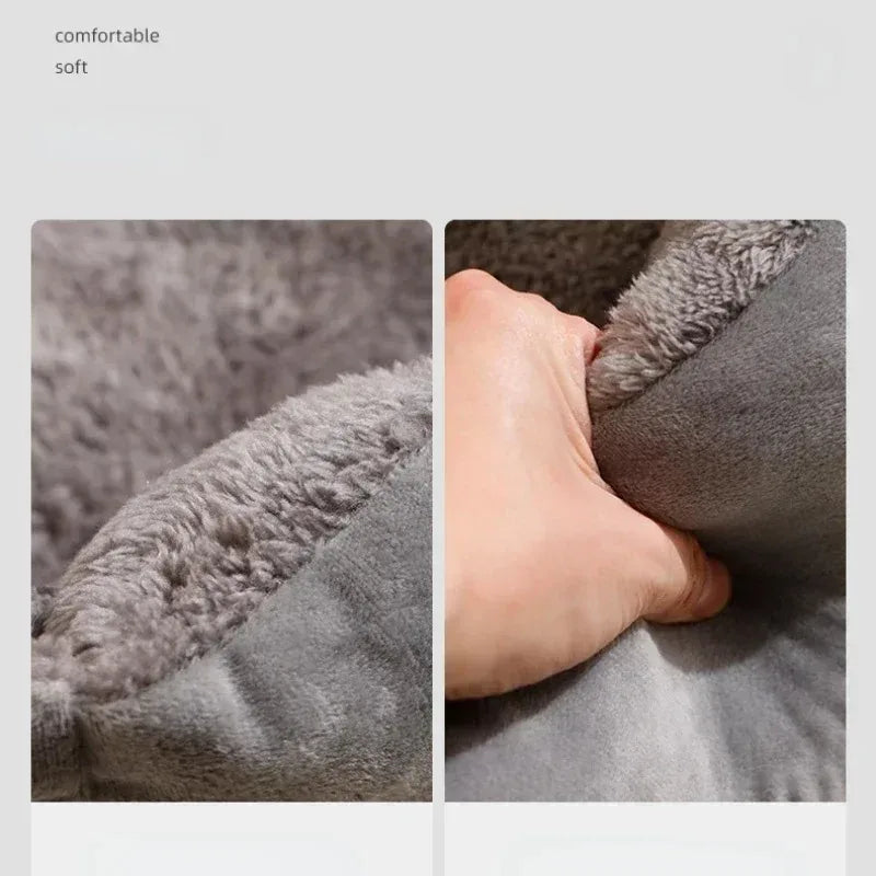 lit animaux velours doux gris beige rose confortable tamaño grande mediums pequeño