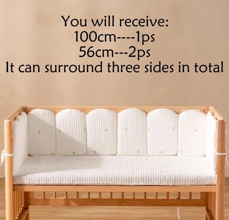 protège matelas bébé texturé étoiles lune ours peluche moustiquaire nordique blanc enfant douillet côtelé