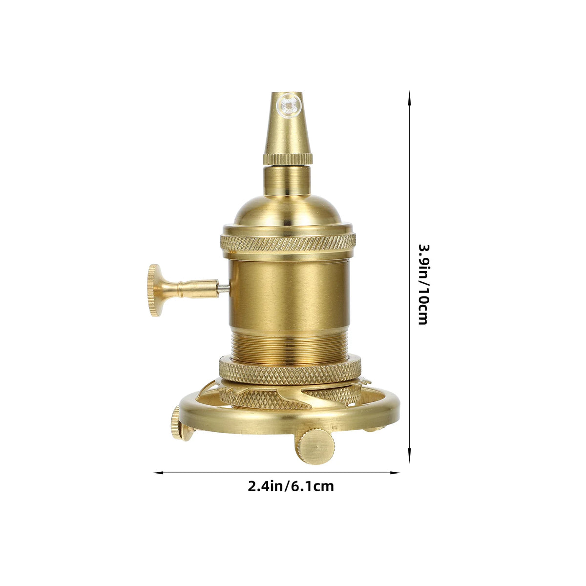 socle lampe doré classique finement gravé vintage lampe suspendue vis lumière E27