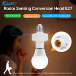 support lampe radar induction e27 blanc moderne adhésif led économieénergie