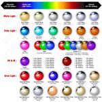diodes led 1w 3w 5w 10w blanc chaud pur doré lumineuses 3500k 6000k plat