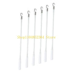tige rideau blanc moderne anneaux métalliques inclusion 43cm opacité store polonais accessoire