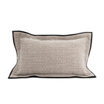 coussin deco gris noir blanc motif floral texture tissée contemporain adhésif maison voiture commercial
